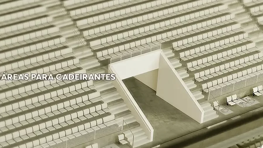 Arena MRV área para cadeirantes